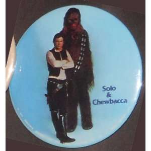   Chewbacca 3 Metal Badge Pin Original Vintage 1977 20th Century Fox