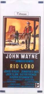 lobo john wayne howard hawks great rare original italian locandina 