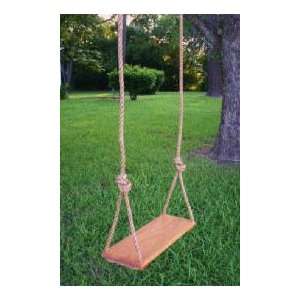    Cypress Tree Swing with Tied Natural Manila Rope Toys & Games