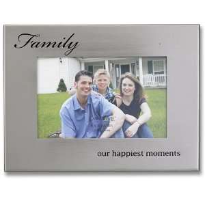  4x6 Pewter Metal Family Picture Frame: Home & Kitchen