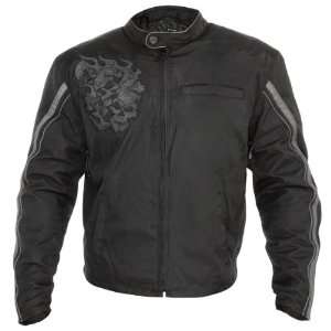   Grey Armored Motorcycle Tri Tex Fabric Jacket   Size  2XL Automotive