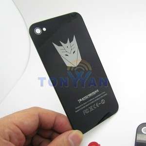   Transformers Mirror Glass Back Battery Cover Housing for iPhone 4S
