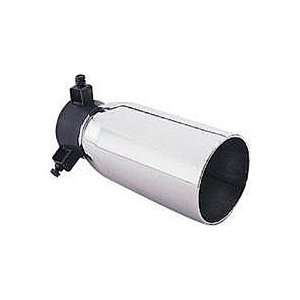   PM555 Stainless Steel Round Non Resonated Exhaust Tip: Automotive