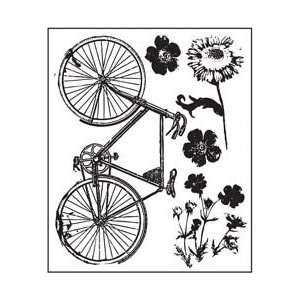  Prima Sun Kiss Clear Stamps 2.5X3 Bicycle; 6 Items/Order 