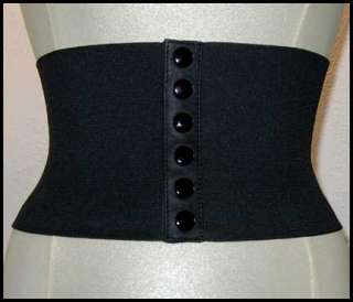 Vintage style 6 WIDE corset elastic waspie belt NWT!  