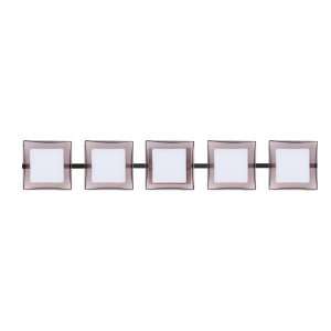   7735 Contemporary / Modern Five Light Wall Sconce with Opal/Ameth