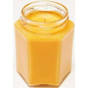   12 oz Squat Hex Soy Candle   Asian Amber   Handmade 