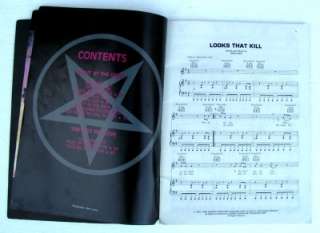 MOTLEY CRUE SHOUT AT THE DEVIL FAST VINTAGE SONG BOOK  