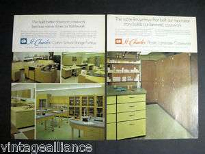 1971 St Charles School Classroom & Kitchen Furniture Ad  