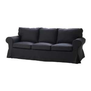  IKEA EKTORP Sofa Slip Cover   Idemo Black 