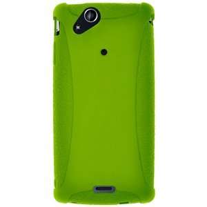  High Quality Amzer Silicone Skin Jelly Case Green For Sony 