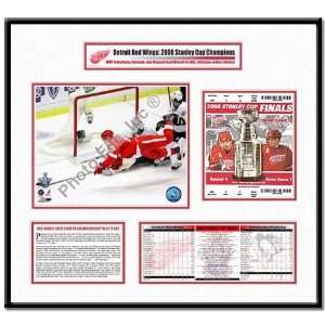   Stanley Cup Champions Filppula Scores Ticket Frame: Sports & Outdoors