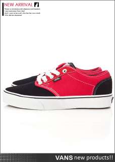 BN VANS Atwood Black / Red Shoes #V283  