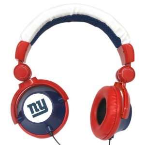  NFL Team Logo DJ Headphone   New York Giants: Sports 