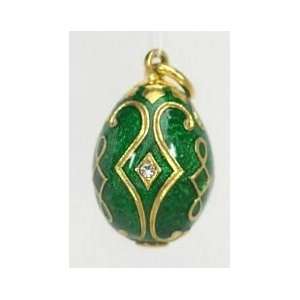  Russian Faberge style Egg Pendant/Charm (01367gr 