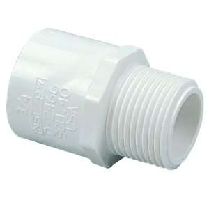 NIBCO 436 Series PVC Pipe Fitting, Adapter, Schedule 40, 1 Slip x NPT 