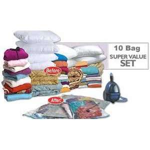  Space Bags ToGO 10 pc Set As Seen On TV