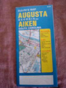 Street & Road Map, 1999, Augusta, GA & Aiken, SC  