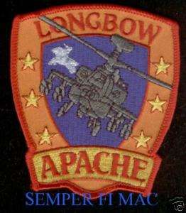 AH 64D APACHE LONGBOW AUTHENTIC US ARMY HELO PATCH PIN  