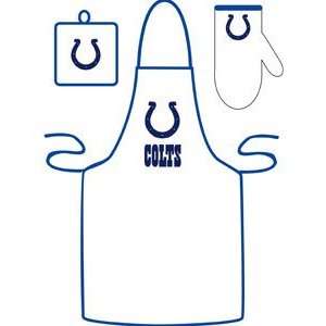 Indianapolis Colts BBQ Apron Set 