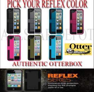 OTTERBOX REFLEX SERIES CASE for iPhone 4S 4 4G BLUE PINK BLACK 