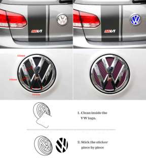 VW VOLKSWAGEN New Beetle GOLF 6 CC Tiguan Logo Sticker  