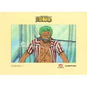   CEL of Zoro, Hand Drawn with Official Studio Seal 
