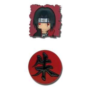  Naruto Shippuden Itachi and Suzuka Symbol Anime Pins Set 
