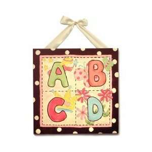  Kimberly Grant By Crown Crafts Abc & Me Canvas Art Baby