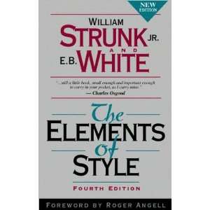   Elements (The Elements of Style (4th Edition)): William Strunk: Books