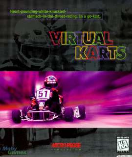 Virtual Karts + Manual PC CD race go kart racing game  
