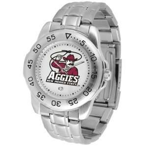  New Mexico State Aggies NCAA Sport Mens Watch (Metal Band 