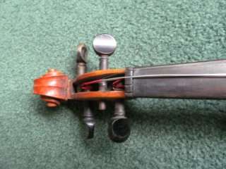 Two old vintage antique violins w/2 bows for repair,restore,project 