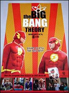 THE BIG BANG THEORY Poster JOHNNY GALECKI KALEY CUOCO  