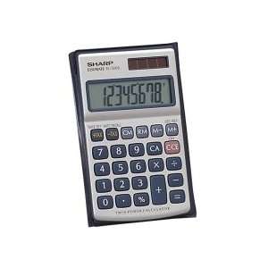  Sharp EL326SB Twin Power Metal Calculator 8 Character(s 