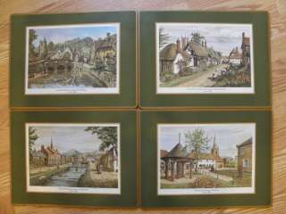   PLACEMATS DELUXE CORK BACK ENGLISH VILLAGES SIZE 12 X 16  