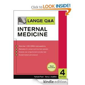 Lange Q&A Internal Medicine, Fourth Edition Yashesh Patel  