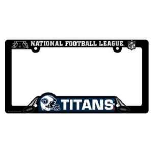 TENNESSEE TITANS OFFICIAL LOGO LICENSE PLATE FRAME: Sports 