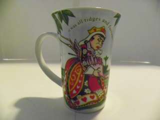 Paul Cardew Alice in Wonderland Tall Latte Cup Mug Coff  