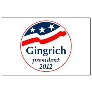  Gingrich President 2012 Political Mini Poster Print by 