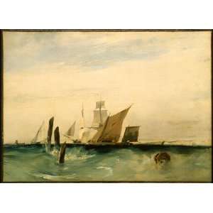  FRAMED oil paintings   Richard Parkes Bonington   24 x 18 