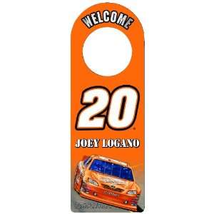  NASCAR Joey Logano Wood Door Hanger: Sports & Outdoors
