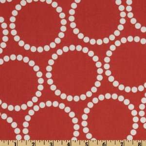  44 Wide Outfoxed Circles Red Fabric By The Yard Arts 