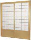 Oriental Furniture Zen Shoji Sliding Door Kit (Double Sided) Natural
