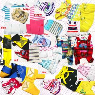 DOG PET clothes apparel dress shirt 12styles w free toy  
