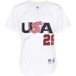 Mark Prior Autographed Jersey  Details Team USA, Authentic, White