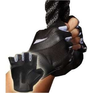  Harbinger Womens Pro Black & Periwinkle Gloves   Small 