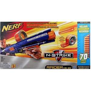 NERF N Strike Raider 35 Dart Blaster   Value Pack with Bonus Darts (70 