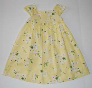   & Jack Fresh Daisies Yellow Floral Sun Dress Easter 4 4t EUC  
