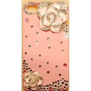 PINK CAMELLIA FLOWERS Crystal Case for iPhone 4S & 4 Verizon AT&T 